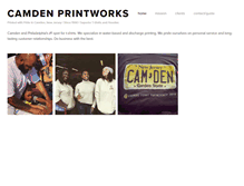 Tablet Screenshot of camdenprintworks.net